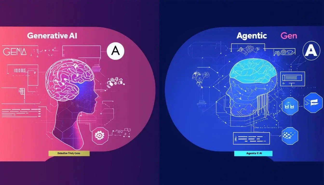  Generative vs Agentic AI: Shaping the Future of AI Collaboration 